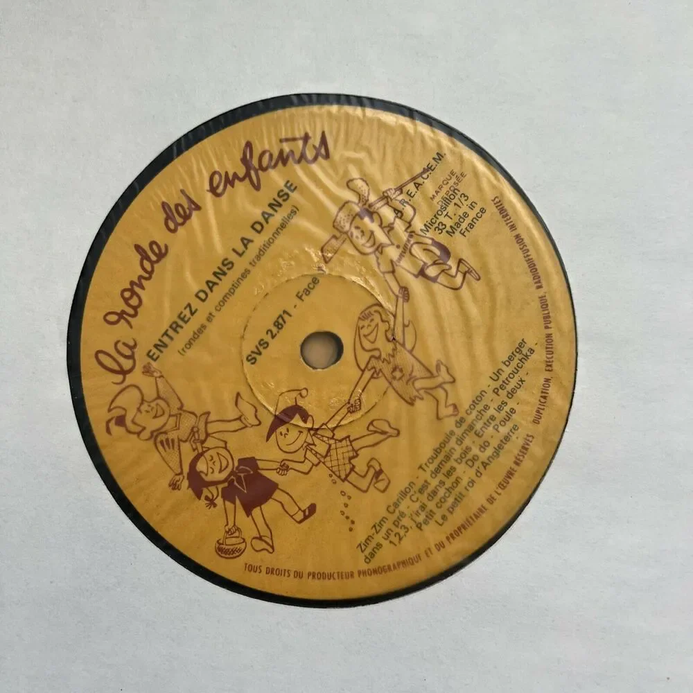 La Ronde des Enfants 5 LP Set French Import Children’s Music MINT 1970s Booklet - Picture 9 of 11